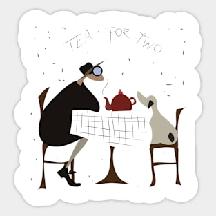 Tea for two Sticker